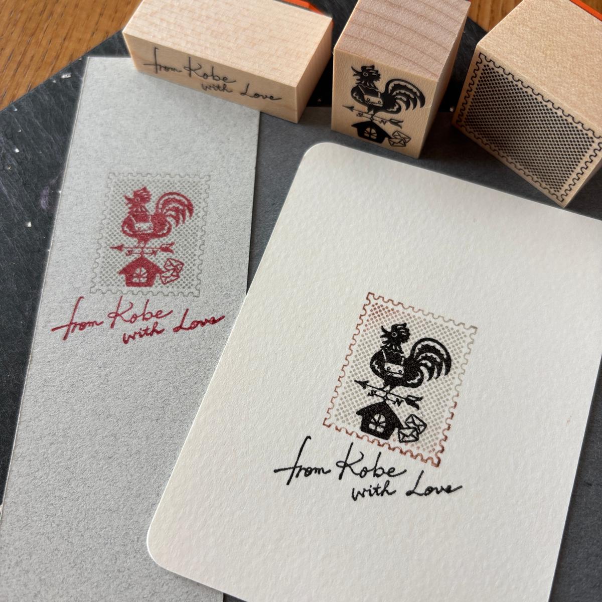 wakimichistamp印章 郵便風見雞