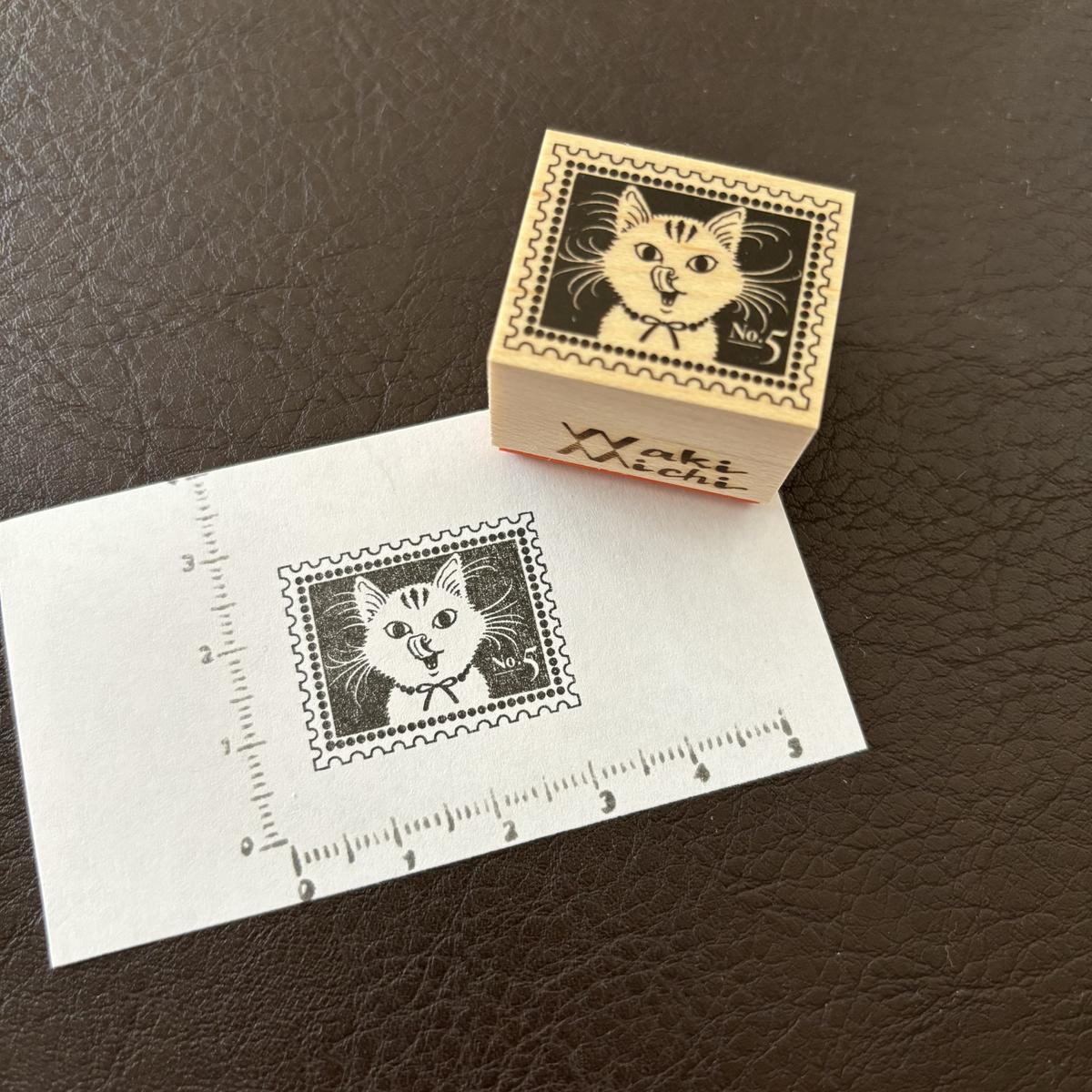wakimichistamp印章 貓郵票