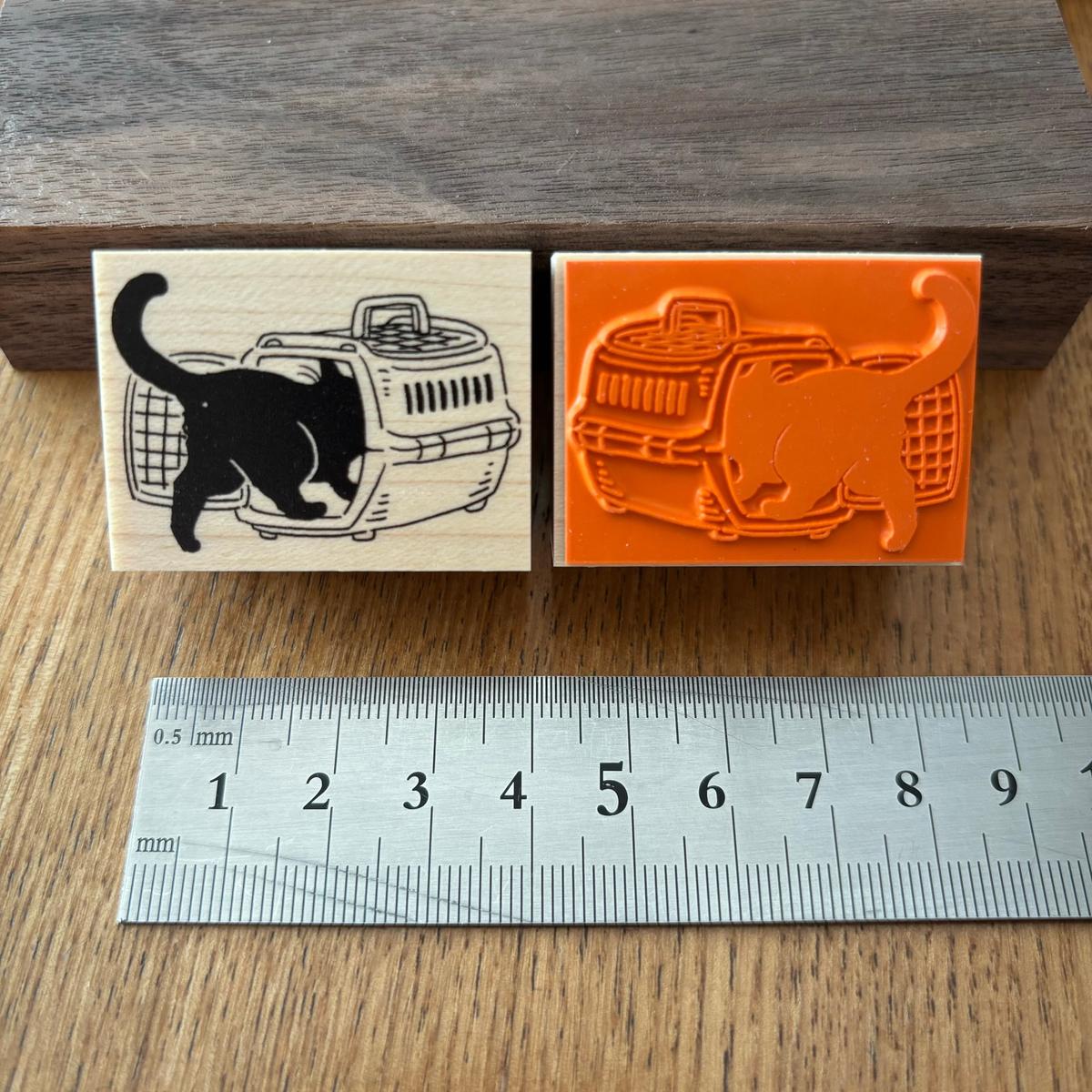 wakimichistamp印章 黑貓入籠