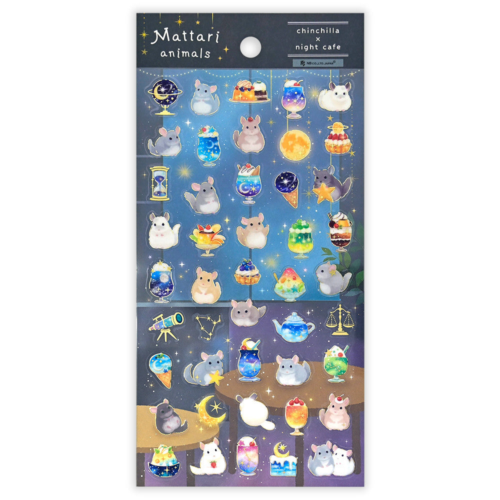 NB社 mattari系列貼紙 龍貓和深夜咖啡館