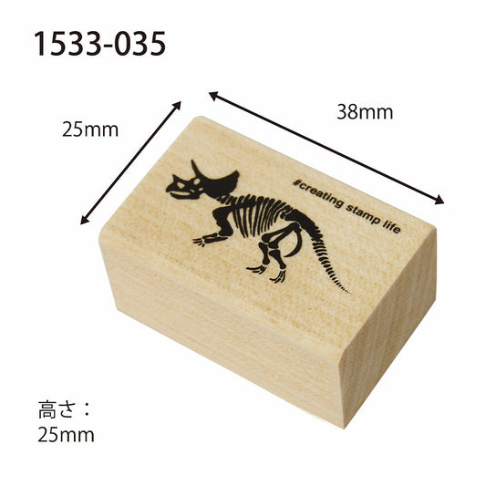 Kodomo no kao木印章 三角龍骨