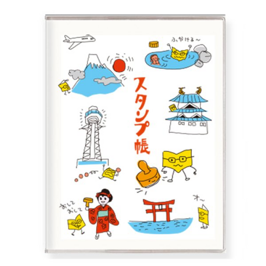 Toconuts 旅行印章本 日本景點白色
