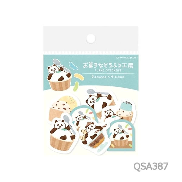 古川紙工 貼紙 菓子熊貓