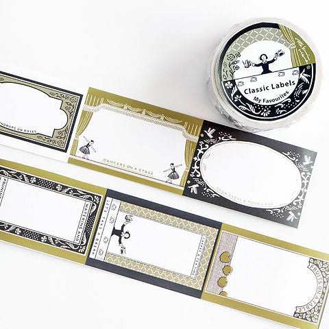 Rakui Hana x 手紙社 roll memo Classic Label