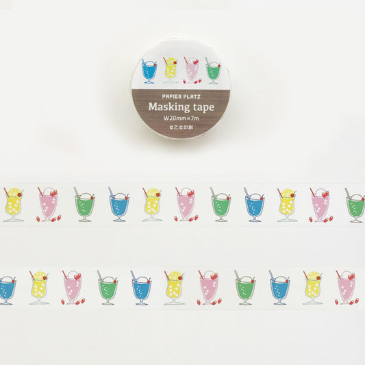 Papier platz 乙女印刷紙膠帶 喫茶乙女