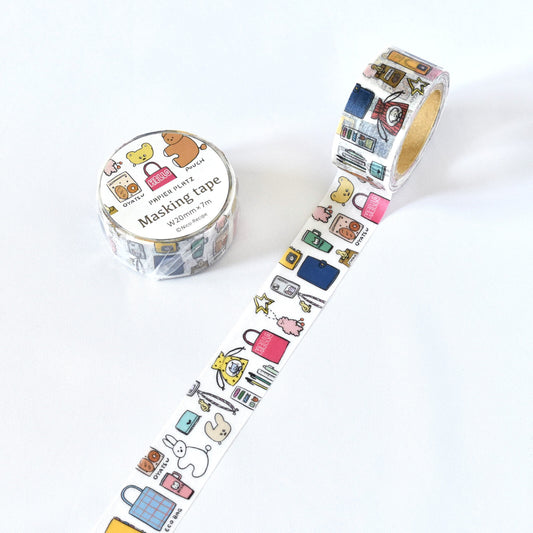 Papier platz Nico-recipe紙膠帶 手袋裡的東西