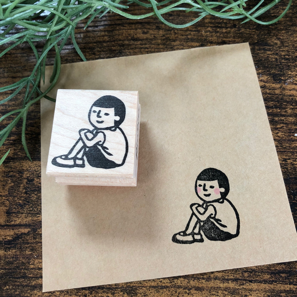 RiraRira印章 まもる君的抱膝
