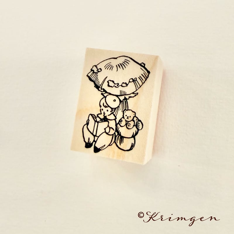 Krimgen印章 Reading under Mushroom
