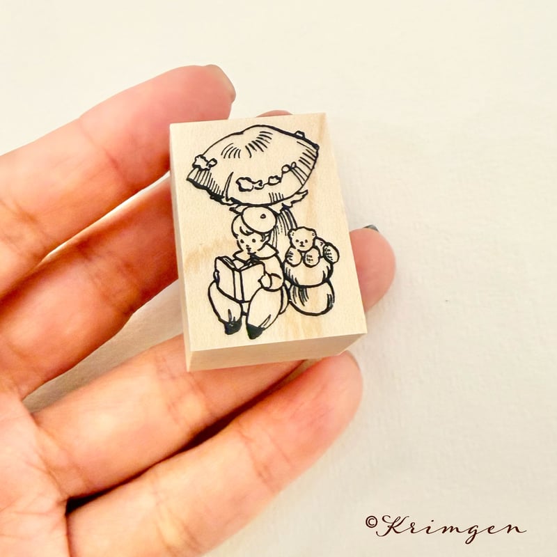 Krimgen印章 Reading under Mushroom