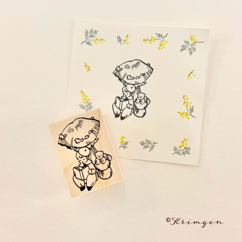 Krimgen印章 Reading under Mushroom