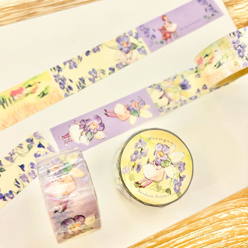 Krimgen紙膠帶 紫羅蘭糖果