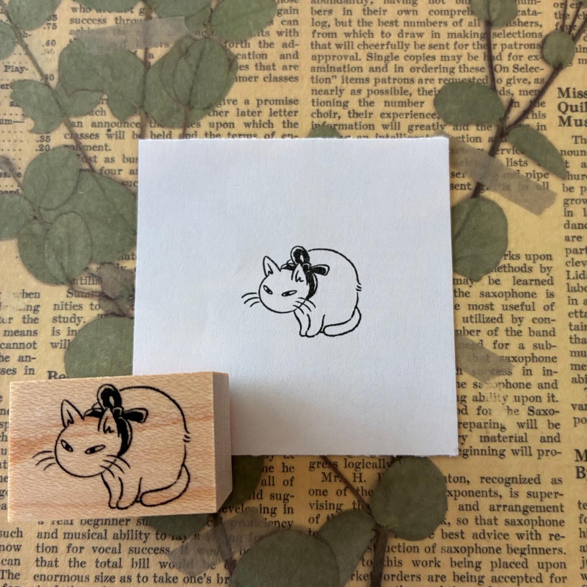 wakimichistamp印章 貓貓嗅嗅