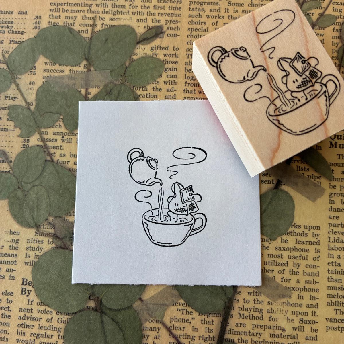 wakimichistamp印章 沖茶包