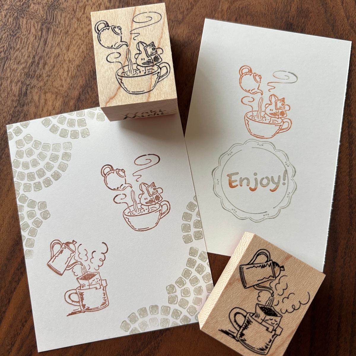 wakimichistamp印章 沖茶包