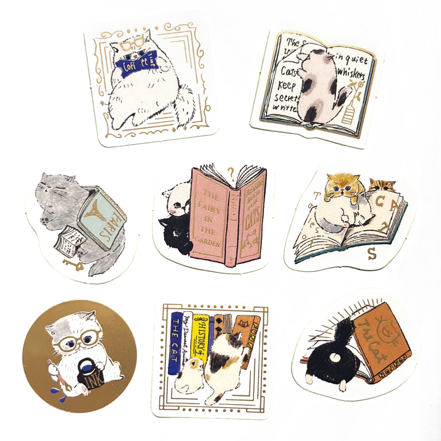 シール堂 Shinzi Katoh加藤真治 flake sticker Reading club