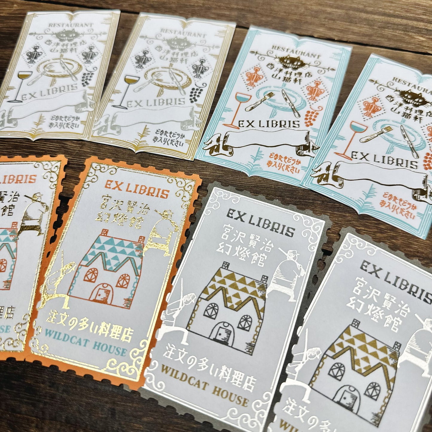 シール堂 藏書票貼紙 訂單很多的料理店