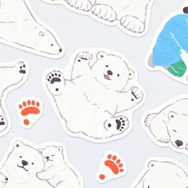 NB社 ZOOm in Animals貼紙 北極熊