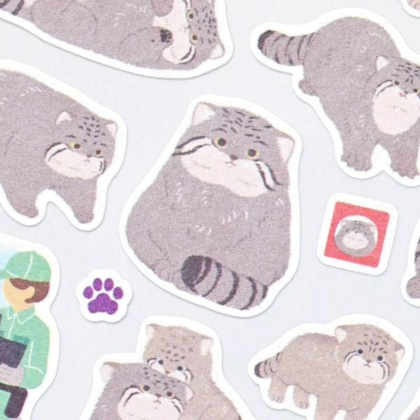 NB社 ZOOm in Animals貼紙 兔猻