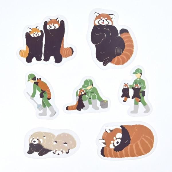 NB社 ZOOm in Animals貼紙 Flake sticker 小熊貓