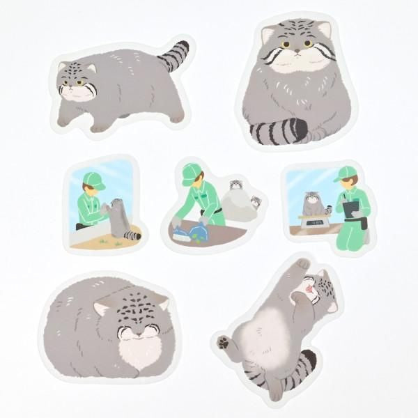 NB社 ZOOm in Animals貼紙 Flake sticker 兔猻