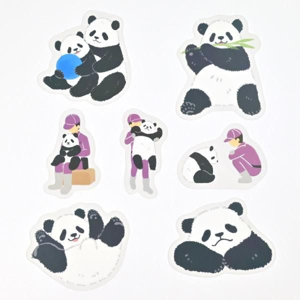 NB社 ZOOm in Animals貼紙 Flake sticker 熊貓
