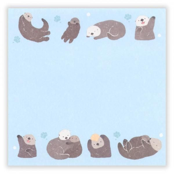 NB社 ZOOm in Animals Memopad 海獺