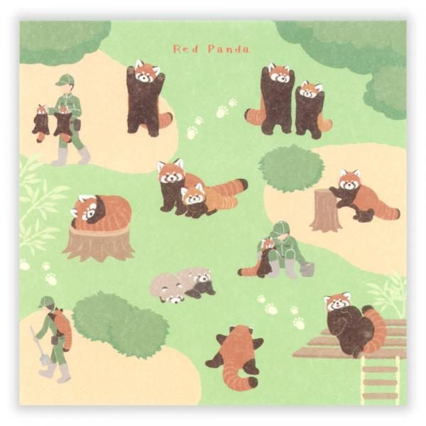 NB社 ZOOm in Animals Memopad 小熊貓