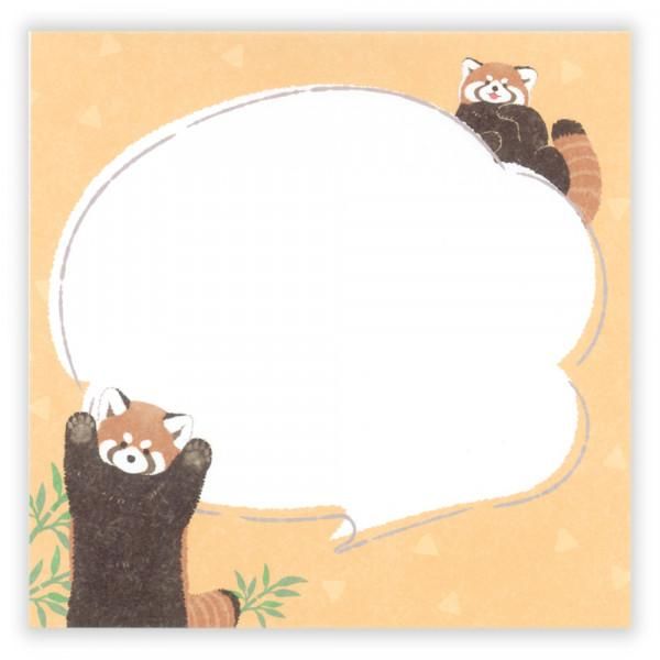 NB社 ZOOm in Animals Memopad 小熊貓