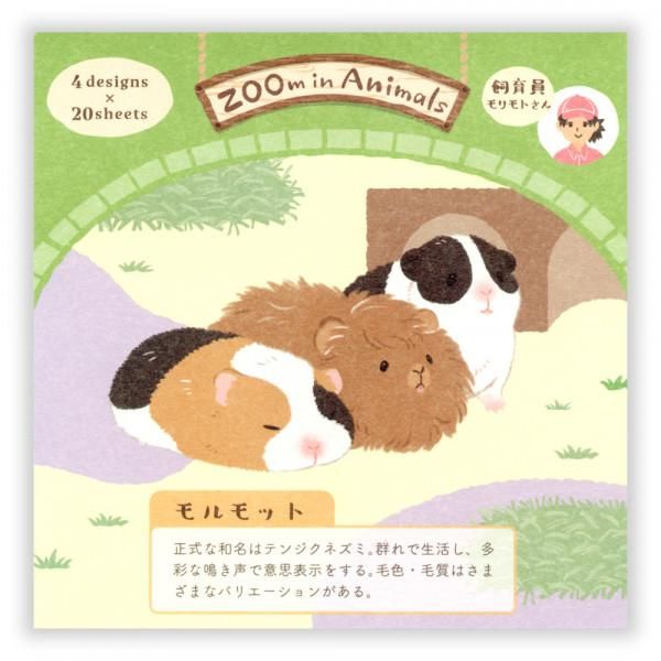 NB社 ZOOm in Animals Memopad 天竺鼠