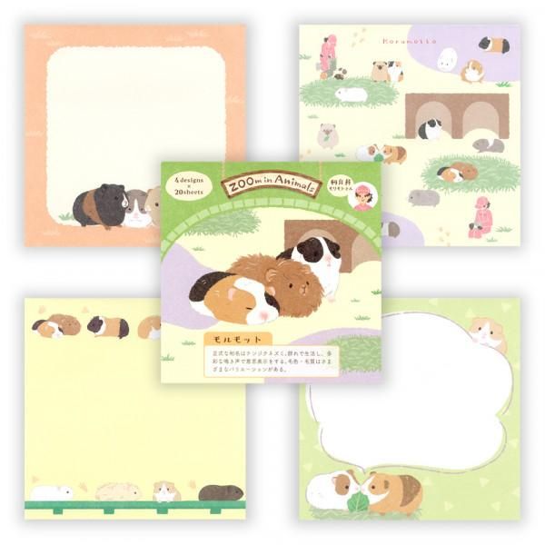 NB社 ZOOm in Animals Memopad 天竺鼠