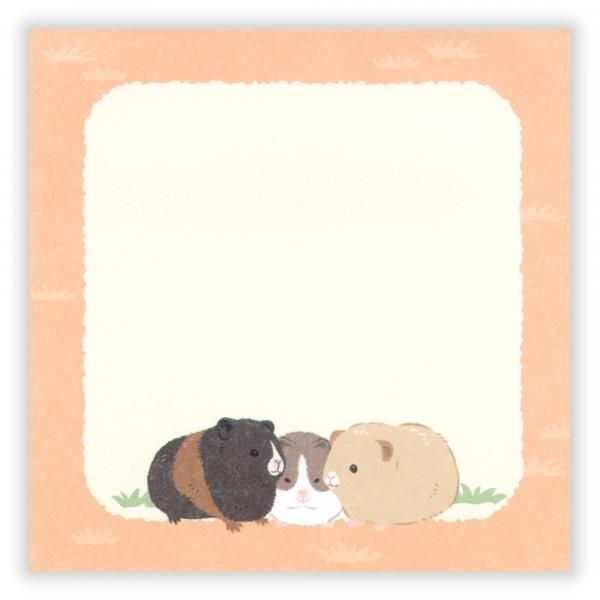 NB社 ZOOm in Animals Memopad 天竺鼠