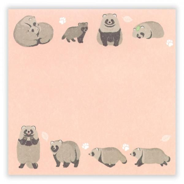 NB社 ZOOm in Animals Memopad 狸貓
