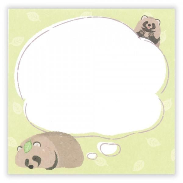 NB社 ZOOm in Animals Memopad 狸貓