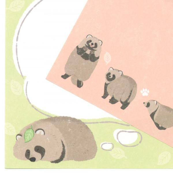 NB社 ZOOm in Animals Memopad 狸貓