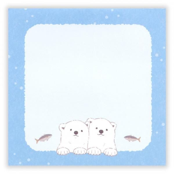 NB社 ZOOm in Animals Memopad 北極熊