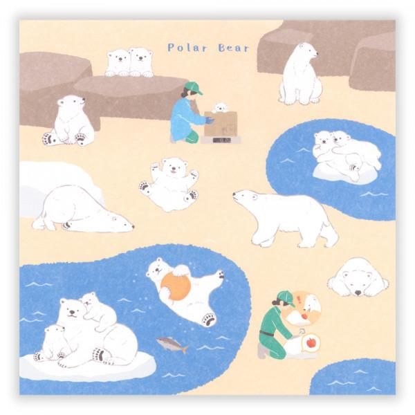 NB社 ZOOm in Animals Memopad 北極熊