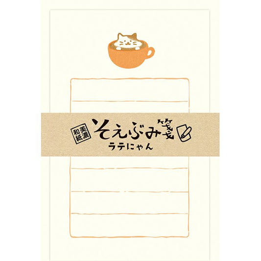 古川紙工小信箋 latte貓