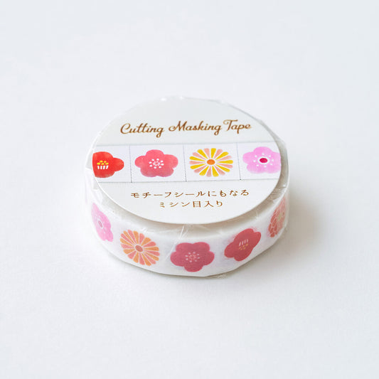 Cutting masking tape 花